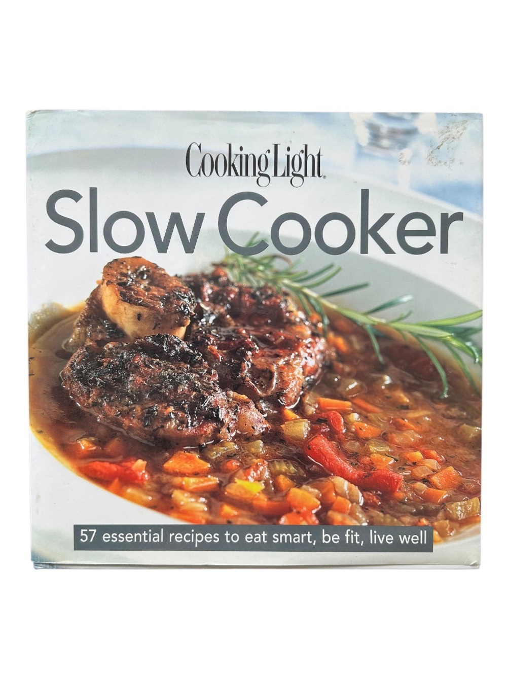 4/$20 Cooking Light Slow Cooker Cookbook Hardcover Healthy Crockpot Recipes